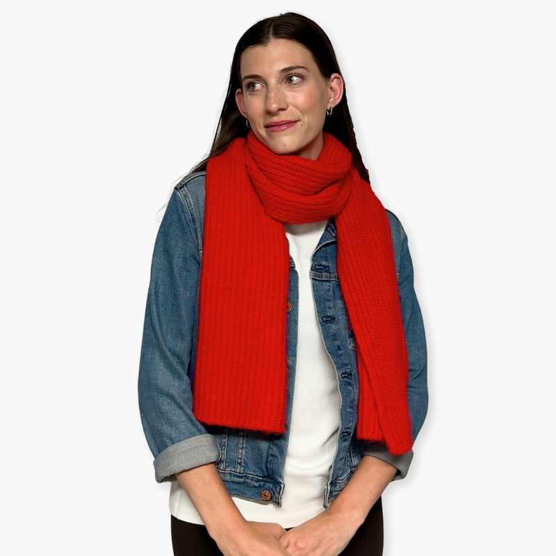 Humble Hilo Knitted Scarf, Fine Knitted Scarf