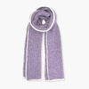 Humble Hilo Knitted Soft Scarf, Fine Knitted with White Trim
