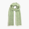 Humble Hilo Knitted Soft Scarf, Fine Knitted with White Trim