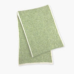 Humble Hilo Knitted Soft Scarf, Fine Knitted with White Trim