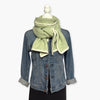 Humble Hilo Knitted Soft Scarf, Fine Knitted with White Trim