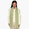 Humble Hilo Knitted Soft Scarf, Fine Knitted with White Trim
