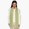 Humble Hilo Knitted Soft Scarf, Fine Knitted with White Trim