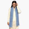Humble Hilo Knitted Soft Scarf, Fine Knitted with White Trim