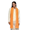 Humble Hilo Knitted Soft Scarf, Fine Knitted with White Trim