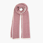 Humble Hilo Knitted Soft Scarf, Fine Knitted with White Trim