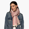 Humble Hilo Knitted Soft Scarf, Fine Knitted with White Trim