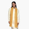 Humble Hilo Knitted Soft Scarf, Fine Knitted with White Trim