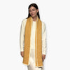 Humble Hilo Knitted Soft Scarf, Fine Knitted with White Trim