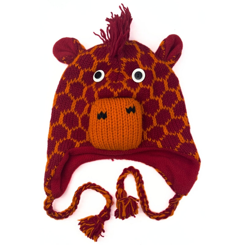 Humble Hilo Handknitted Wool Animal Beanie