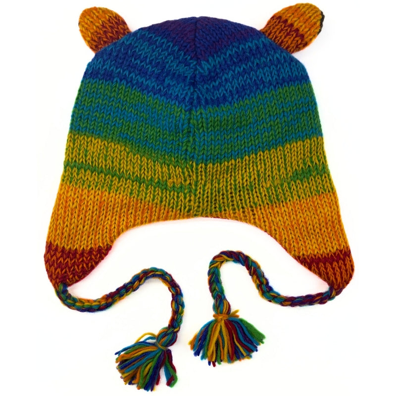 Humble Hilo Handknitted Wool Animal Beanie