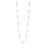 Humble Hilo Single Strand necklace, Spaced Pearls