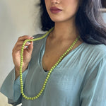 Humble Hilo Sari Jewelry, Textile Bead Necklace