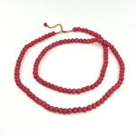 Humble Hilo Sari Jewelry, Textile Bead Necklace