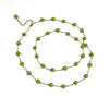 Humble Hilo Sari Jewelry, Spaced Textile Bead Necklace on Chain