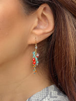 Humble Hilo Multi-color Bead Dangle Earrings