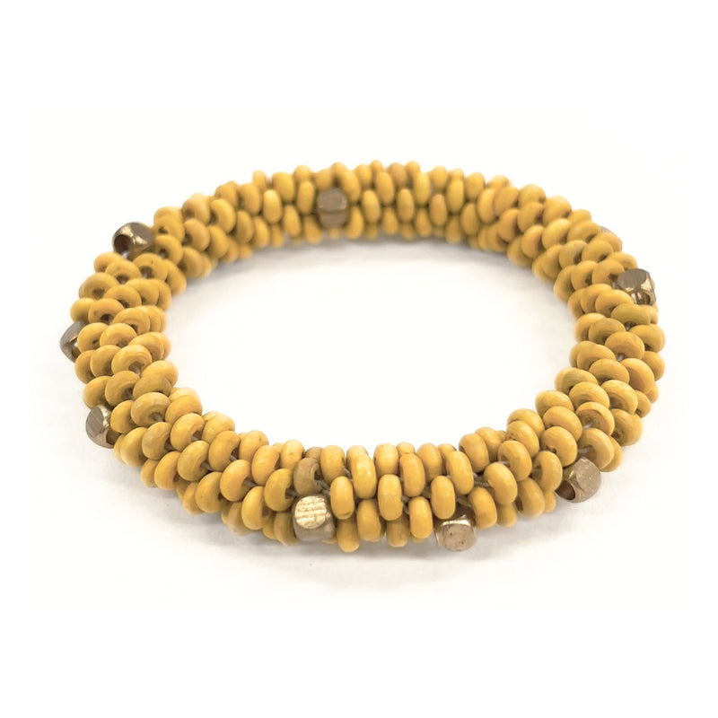 Humble Hilo Handmade Wood Bead Bracelet