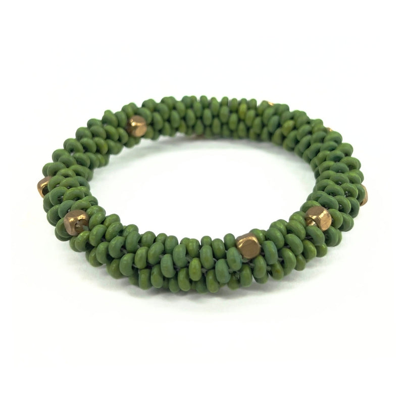 Humble Hilo Handmade Wood Bead Bracelet