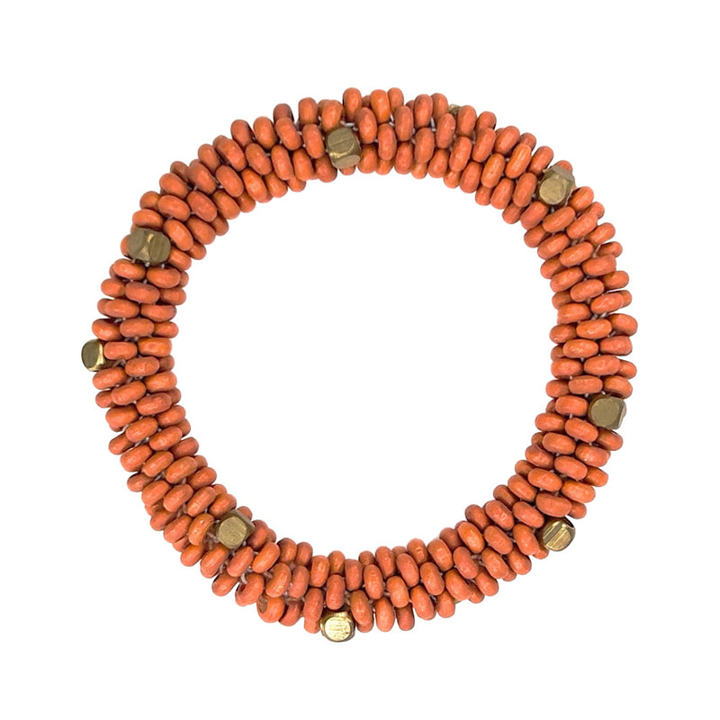 Humble Hilo Handmade Wood Bead Bracelet