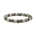 Humble Hilo Handmade Glass Bead Bracelet, Metallics