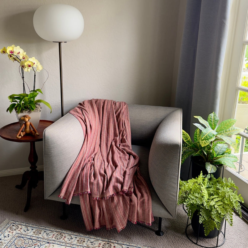 Humble Hilo Handloomed Cashmere Throw