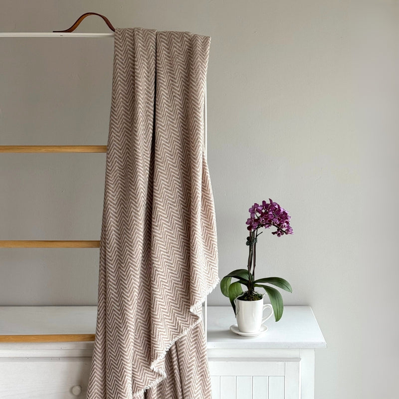 Humble Hilo Handloomed Cashmere Throw