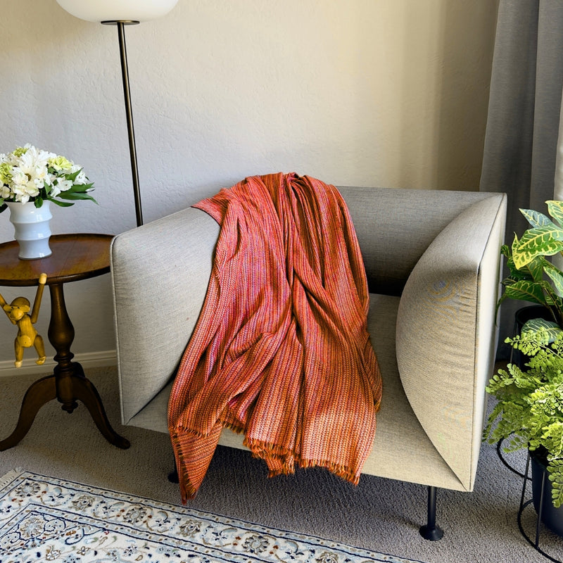 Humble Hilo Handloomed Cashmere Throw