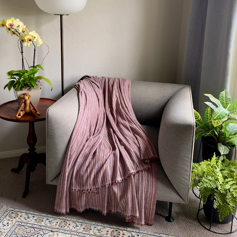 Humble Hilo Handloomed Cashmere Throw