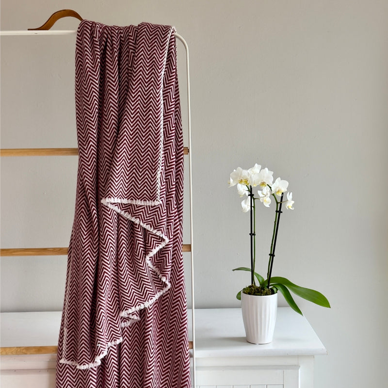 Humble Hilo Handloomed Cashmere Throw