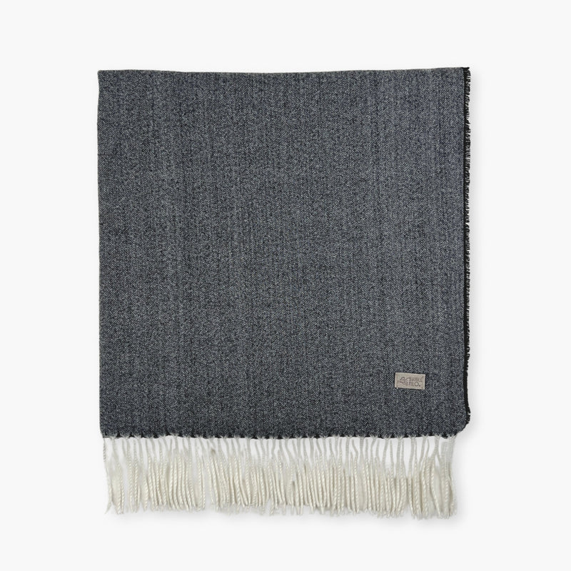 Humble Hilo Pinstriped Herringbone Throw