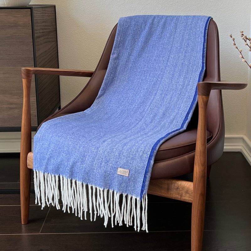 Humble Hilo Pinstriped Herringbone Throw