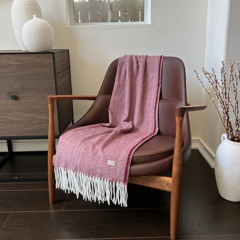 Humble Hilo Pinstriped Herringbone Throw