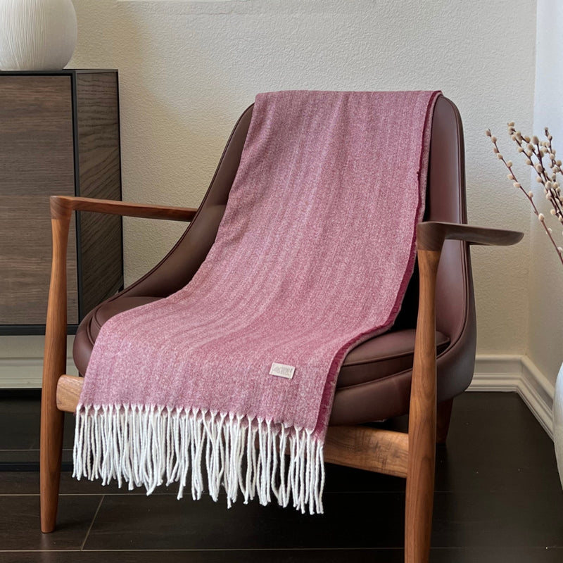 Humble Hilo Pinstriped Herringbone Throw