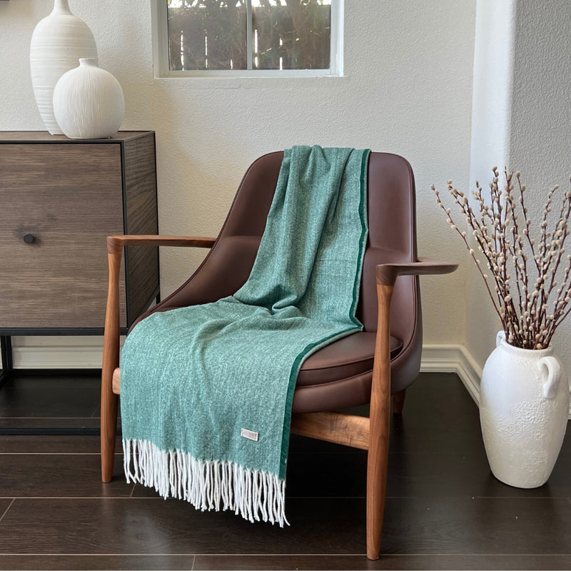 Humble Hilo Pinstriped Herringbone Throw