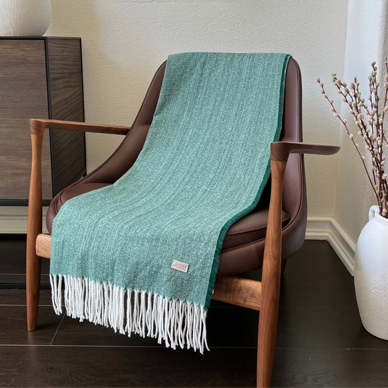Humble Hilo Pinstriped Herringbone Throw