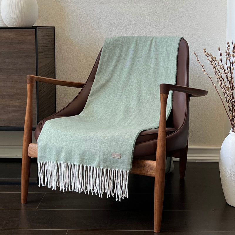 Humble Hilo Pinstriped Herringbone Throw