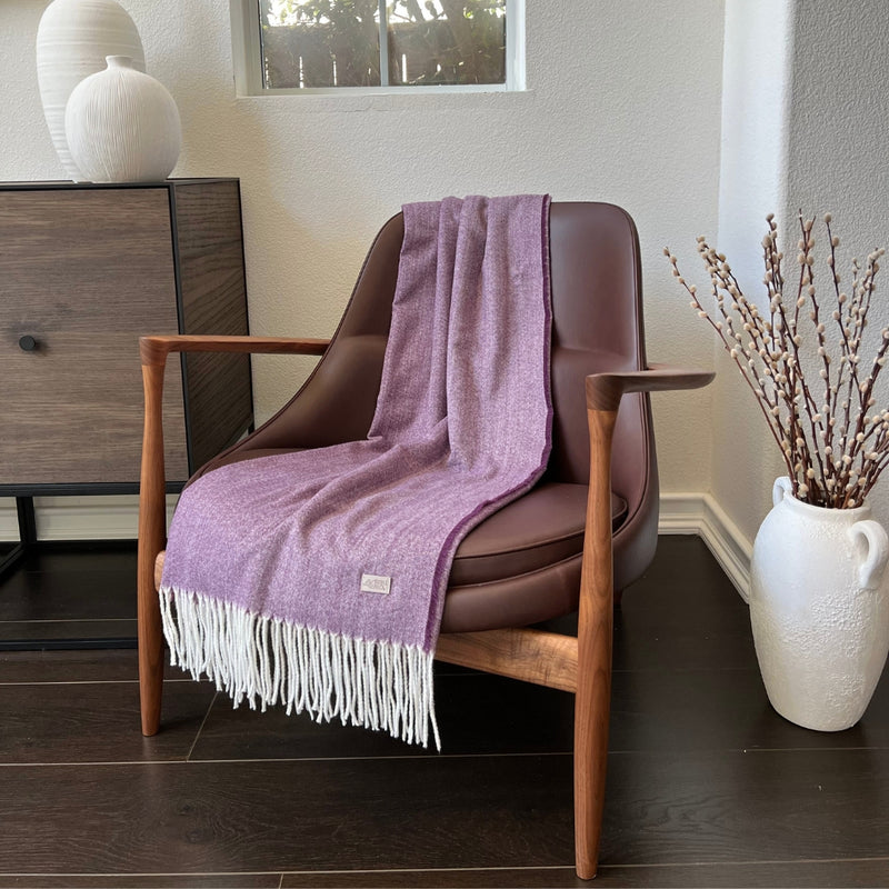 Humble Hilo Pinstriped Herringbone Throw