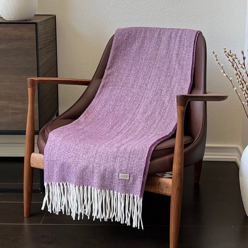 Humble Hilo Pinstriped Herringbone Throw
