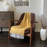 Humble Hilo Pinstriped Herringbone Throw