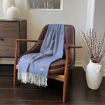 Humble Hilo Pinstriped Herringbone Throw