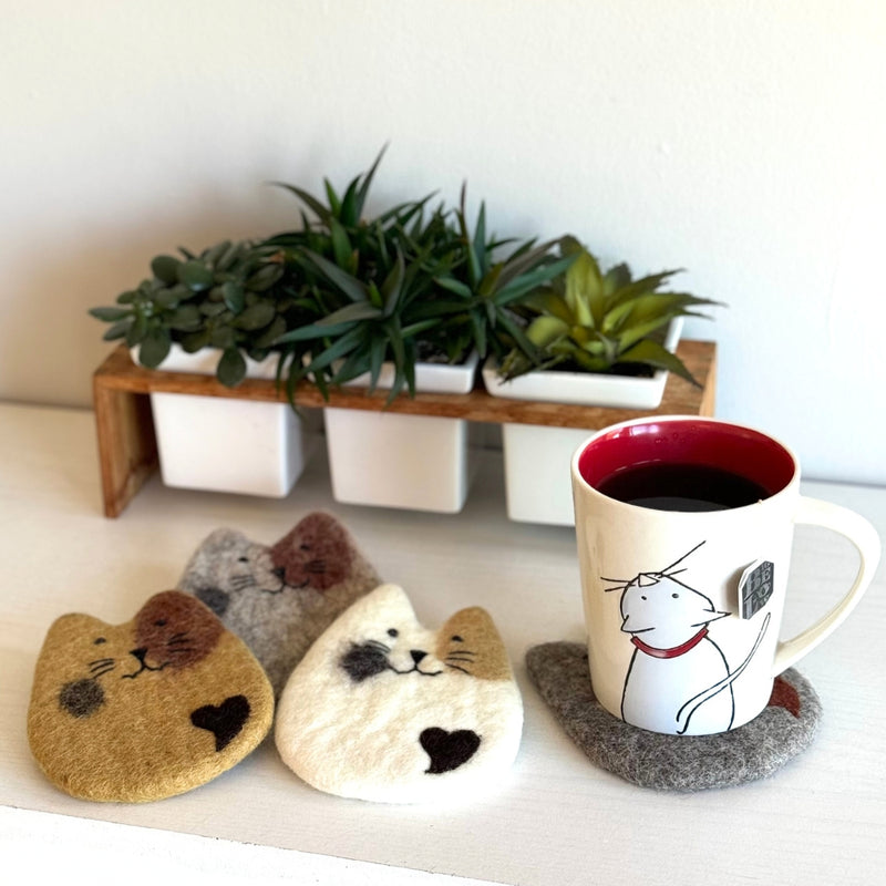 Humble Hilo Handmade Animal Coaster Set of 4