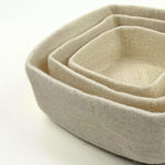 Humble Hilo Handmade Felt Bowls, Square Set of 3