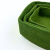 Humble Hilo Handmade Felt Bowls, Square Set of 3