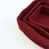 Humble Hilo Handmade Felt Bowls, Square Set of 3