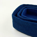 Humble Hilo Handmade Felt Bowls, Square Set of 3
