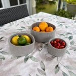 Humble Hilo Handmade Felt Cylinder Bowl Set of 3