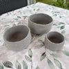 Humble Hilo Handmade Felt Cylinder Bowl Set of 3