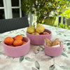 Humble Hilo Handmade Felt Cylinder Bowl Set of 3