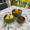 Humble Hilo Handmade Felt Cylinder Bowl Set of 3
