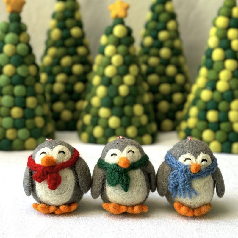 *‍*FREE GIFT** Humble Hilo Handmade Felt Christmas Ornaments